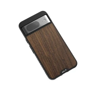 Google MagSafe Compatible Pixel 8 Protective Case Real Walnut Wood - Picture 1 of 2