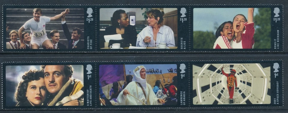 2014 GB GRANDES PELÍCULAS BRITÁNICAS CONJUNTO DE 6 FINAS COMO NUEVAS MNH SG3602-SG3607 Foto 1 de 1