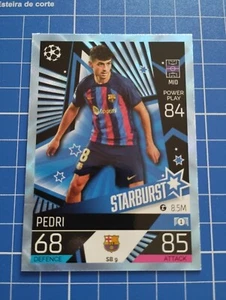 PEDRI #SB 9 Starbust CRYSTAL Topps Match Attax Extra 2022/23 CHAMPIONS LEAGUE - Picture 1 of 2