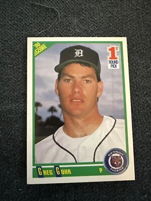 Greg Gohr #679 Detroit Tigers 1990 Score Baseball Card - Image 1 of 2