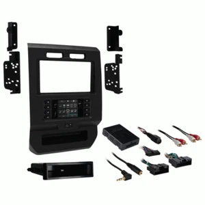 METRA 99-5834CH / S-DIN or D-DIN RADIO DASH KIT FOR 2015-2022 FORD F-150/250/350 - Picture 1 of 3
