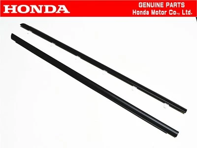 HONDA 97-01 PRELUDE TYPE-S BB6 BB8 SIR Front Door Window Molding Pair OEM - Image 1 of 3