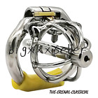 Brand New Male Stainless Steel Chastity Device Cage Tube Anti-Shedding Rings