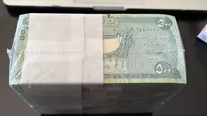 Iraq 1/2 Million 1000 Pcs 500 Dinars 2018 NEW UNC Brick Active / Authentic 500k - Picture 1 of 4