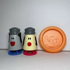 1999 Blue's Clues Mr Salt & Mrs Pepper Shakers Bubble Blowers Set Nick JR - htf - Foto 1 di 13