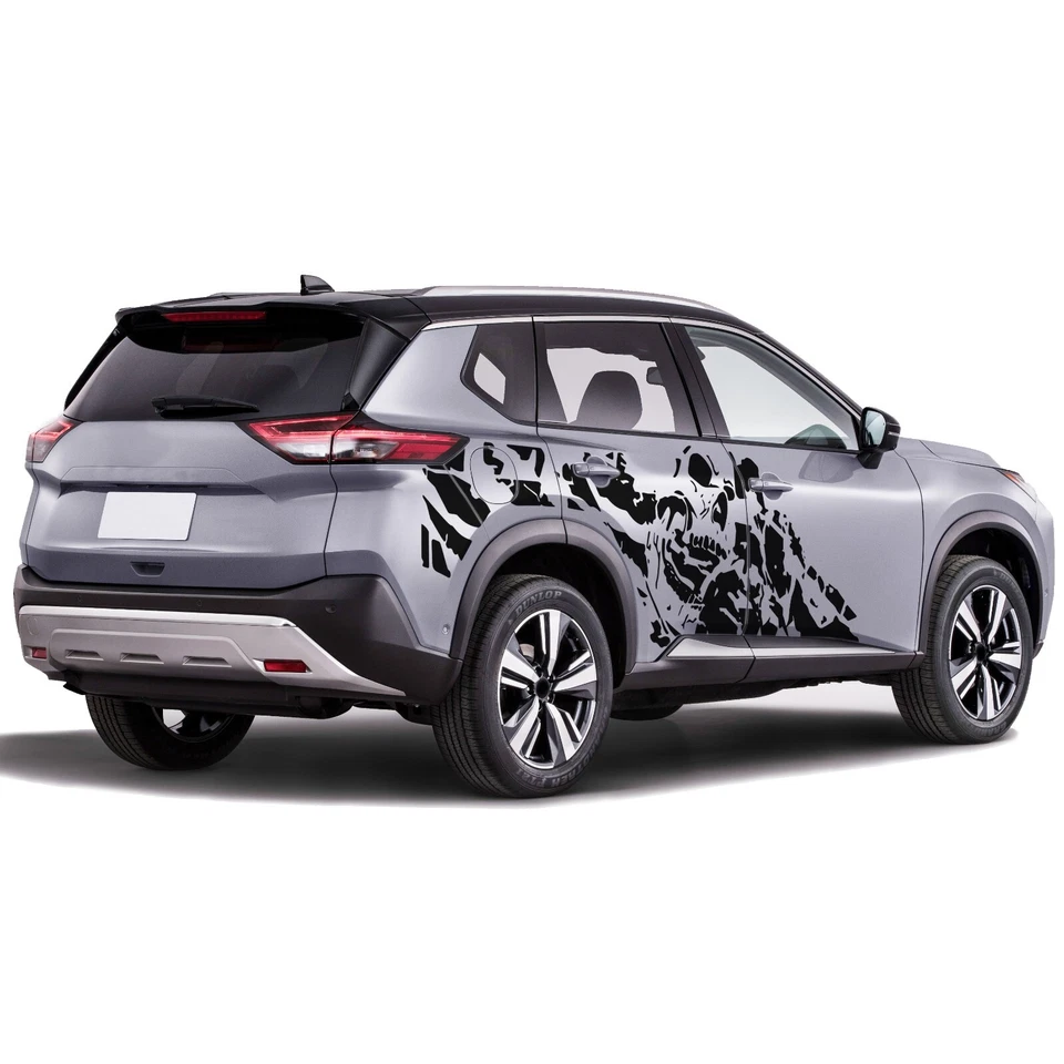 Calcomanía adhesiva gráfica puerta pesadilla compatible con Nissan Rogue Foto 1 de 3