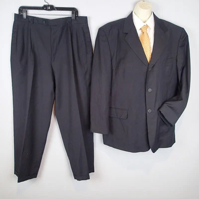  Traje Cellini 3 Botones Hombre 44r Chaqueta 37W Pantalones n3 Foto 1 de 4