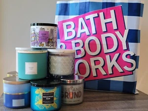 Bath and Body Works 3-wick Candle - Multiple Scents Available - Picture 1 of 54
