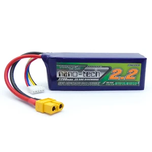 Turnigy Nano-Tech 2200mah 4s LiPo Battery Pack 25C XT60 Connector Plug - Picture 1 of 1