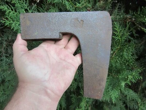 VTG OLD RARE AUSTRIAN FORGED AXE HEAD CAMPING HATCHET HIKING TOMAHAWK HAND TOOL - Picture 1 of 9