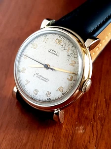 CYMA/TAVANNES BUMPER AUTOMATIC GF CASE AND SERVICED 1948 - Picture 1 of 14