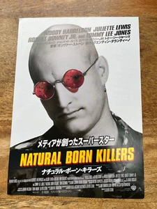 Original NATURAL BORN KILLERS Japanese Chirashi Movie Flyer Mini Poster STONE - Imagen 1 de 2