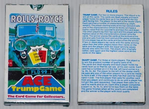 Philippines ROLLS-ROYCE ACE TRUMP PLAYING CARD GAME Complete - Picture 1 of 6