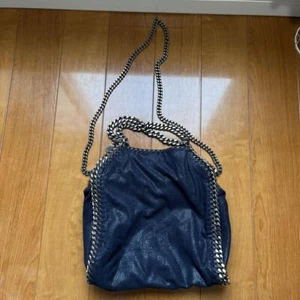 Stella Mccartney Faux Leather Shoulder Bag Falabella Auth Navy Women UK - Picture 1 of 4