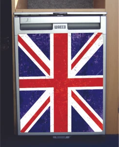 Waeco CRX50 Vinyl Fridge Sticker Wrap Print - Union Jack Union Flag - Picture 1 of 1