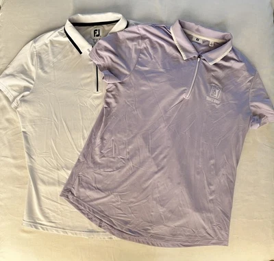 Footjoy FJ Camisa Mujer Grande TPC Myrtle Playa Polo Cremallera Conjunto Foto 1 de 4