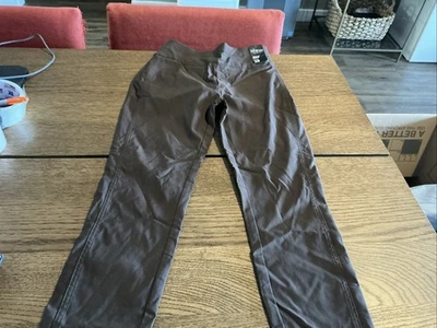 New York & Co The Whitney Pull-on High Waist Crop Pants Women XS Brown - NWT - Image 1 of 4