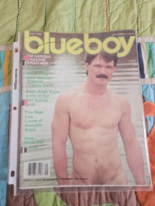 BLUEBOY September 1981 Gay CHARLEY SMITH John Waters POLYESTER Beefcake - Bild 1 von 1