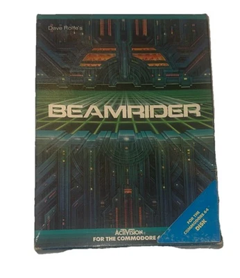 Rare Beamrider Commodore 64 Game Disk ! 1984 Activision David Rolfe Preowned - Image 1 of 4