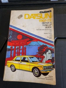 Chilton's Datsun 1961-72 Repair & Tune-Up Guide 1500-410-510 Service Manual - Picture 1 of 2