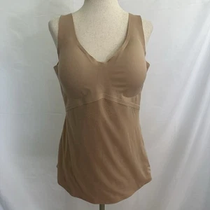 Honeylove Liftwear Womens XL Tank Cami Beige Slimming Shaping Lifting Padded - Picture 1 of 6