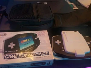Nintendo Game Boy Advance Console ("Black" with Box and Inserts), READ Rare Find - Picture 1 of 11