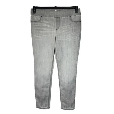 Chico’s SZ 2 (Large/12) Jeggings Jeans Pull-On Stretch Mid-Rise Rear Pocket Gray - Image 1 of 4