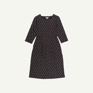 Seasalt Cornwall Womens Black Cotton/Elastane Midi Dress Size 10 - Picture 1 of 12