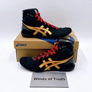 Asics Ringerschuhe DAN GABLE EVO 3 1081A052-002 US 6-12,5 schwarz reingold - Bild 1 von 24