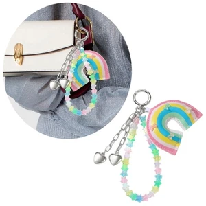Star Keyrings Lovely Heart Keychain Bag Charm Car Keychain for Bag Decoration - Picture 1 of 9