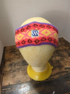 Diadema de esquí de lana virgen pura vintage Murray Merkley para mujer - Imagen 1 de 4