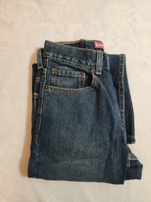 Jeans Levi's 569 Niñas Talla 10 25 x 25 Azul Suelto Recto Rojo Etiqueta Levis Foto 1 de 4