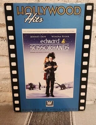Edward Scissorhands ✂️ DVD 🎬 1990 Anniversary Edition + Dust Jacket Sleeve  - Image 1 of 4