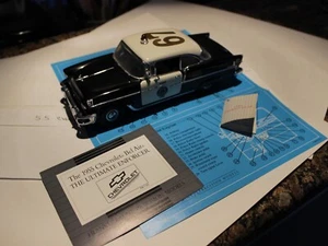 Franklin Mint 1955 Chevy BelAir Police Chief #67 1:24 Diecast Replica Model Car - Picture 1 of 9