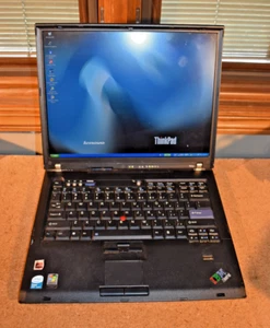 IBM Lenovo Thinkpad T60p 15" IPS Flexview UXGA 1600x1200 Windows XP Pro 500GB HD - Picture 1 of 21