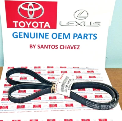 12-18 Toyota Yaris04-06 Scion xA,xB  Serpentine Belt GENUINE OEMPART 90916-02705 - Image 1 of 4