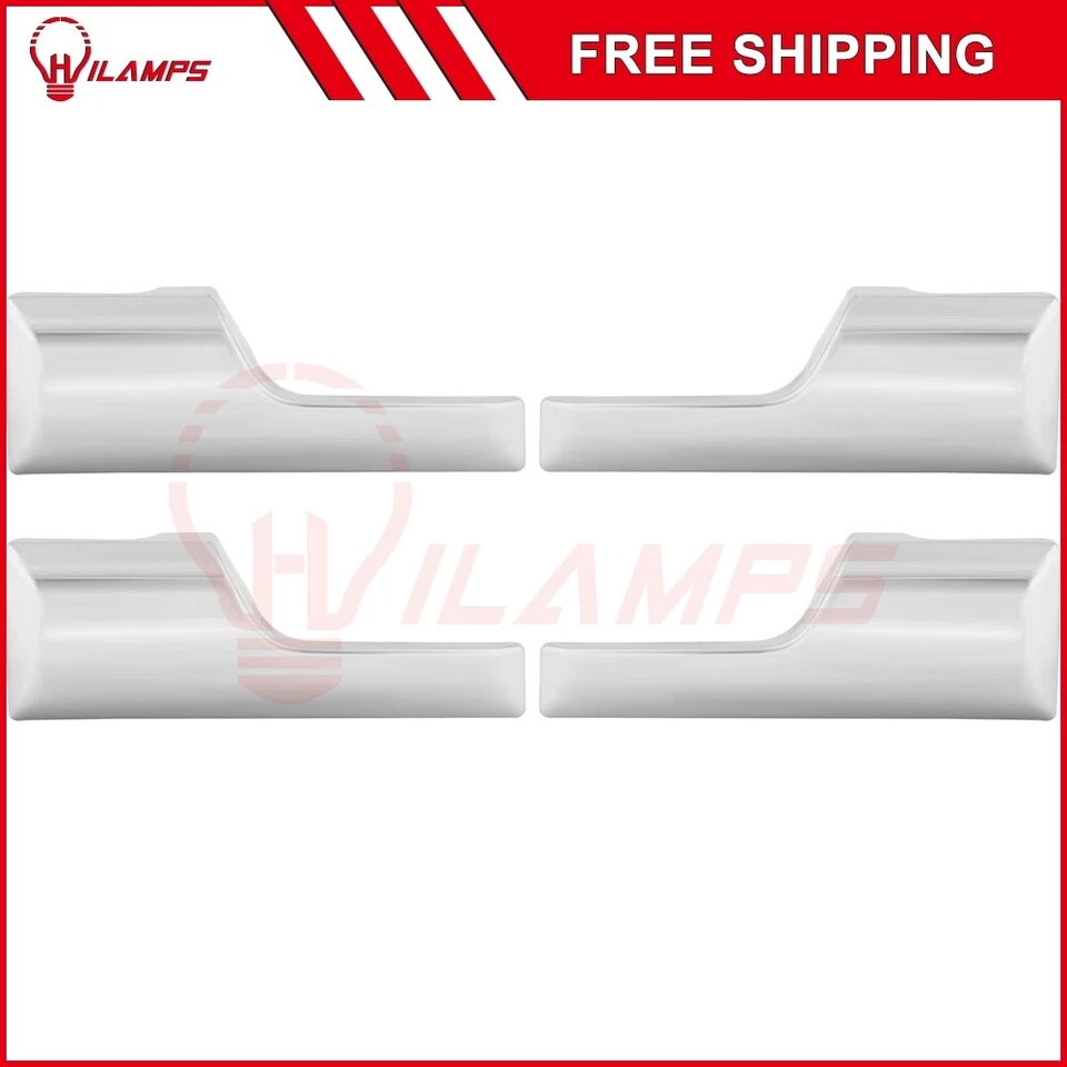 Inner Door Handle Kit Set of 4 Fits 2007-13 Ford Expedition Navigator Chrome Foto 1 de 4