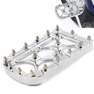 CNC Brake Pedal Pad Cover MX Style For Harley Softail Touring Electra Glide Tri - Picture 1 of 7