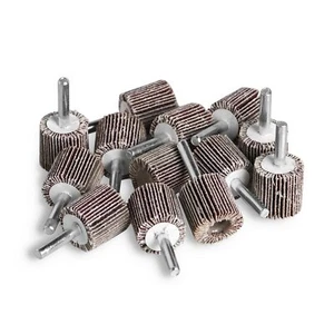5PCS Drill Flap Wheel Sander 1x1x1/4" Flapper Sanding Grinding 40 60 80 120 Grit - Picture 1 of 10