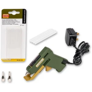 Proxxon HKP 220 Hot Melt Glue Gun & Glue Sticks - PACKAGE DEAL - 717498 - Picture 1 of 3