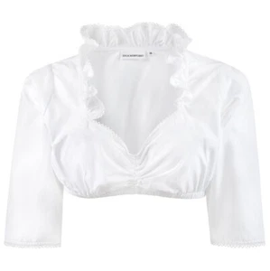 Dirndlbluse Clara halbarm weiß Trachtenmode Stockerpoint Klassiker Volksfest - Bild 1 von 48