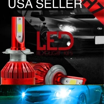 BLUE H7 LED Conversion Headlight Bulbs 10k Kit Fit kia soul 2014-2019 projector - Image 1 of 4