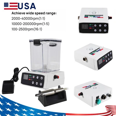 Motor eléctrico dental LED 1:1/1:5/16:1 pieza de mano para práctica de laboratorio sk Foto 1 de 4