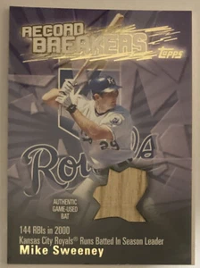 Mike Sweeney 2002 Topps Record Breakers Game-Used Bat Card #rbr-ms (3773) - Picture 1 of 2