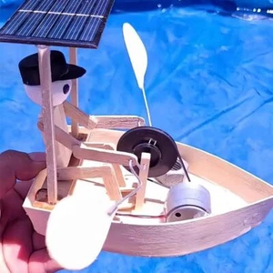 Robot de remo con energía solar juguete robot solar kit decoración del hogar D3P8 - Imagen 1 de 10