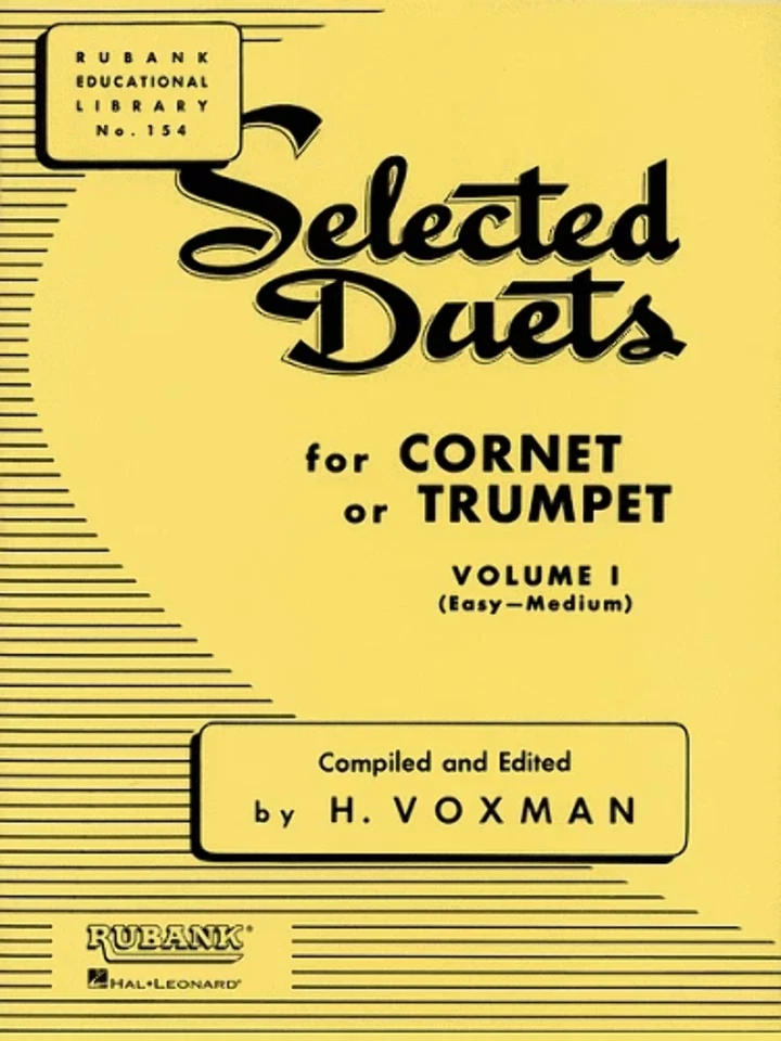 Rubank Selected Duets for Cornet or Trumpet, Volume 1 or Volume 2 - Image 1 of 1