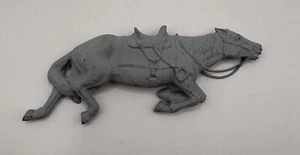 Vintage Marx Cavalry Metal Horse 4” Cast Iron - Picture 1 of 3