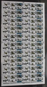 SG W67/72bc 1965 4d Battle of Britain with Varieties Complete Sheet U/M - Picture 1 of 1