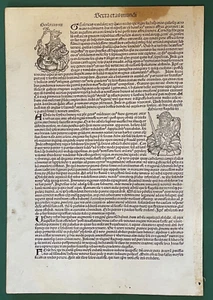 Blatt CXXXVII, Schedel Weltchronik 1493 Nürnberg Liber Chronicarum, s/w - Bild 1 von 2