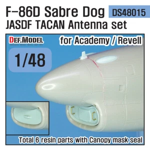 Juego de antenas DEF.MODEL DS48015, F-86D Sabre Dog JASDF TACAN (para Academia), 1/48 - Imagen 1 de 12